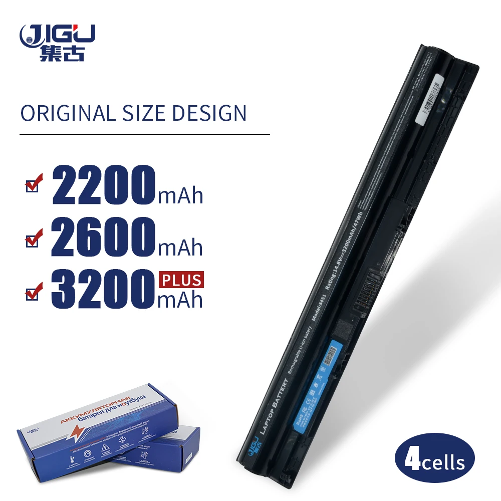 Аккумулятор JIGU для ноутбука 6 YFVW GXVJ3 серия 15 3000 5458 DELL 5459 14 5000 |laptop battery|battery for dellbattery