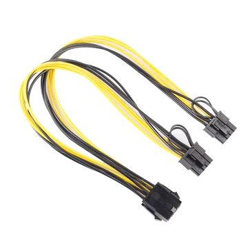GPU PCI-E 8Pin to Double PCI-E PCI Express 8Pin(6Pin+2Pin) Splitter Cable Power Supply Cable 30cm PCIe Connector Cable Promotion 
GPU PCI-E 8Pin to Double PCI-E PCI Express 8Pin(6Pin+2Pin) Splitter Cable Power Supply Cable 30cm PCIe Connector Cable Promotion