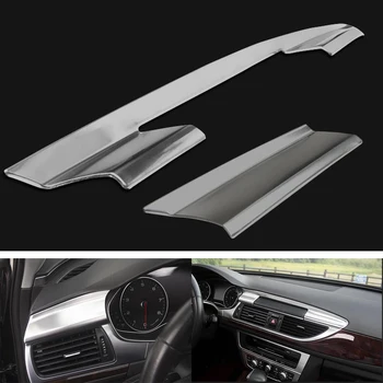 Stainless Steel Car Center Navigation Dashboard Frame Cover Trim Sticker Styling For Audi A6 C7 2012-2017 Accessories
Stainless Steel Car Center Navigation Dashboard Frame Cover Trim Sticker Styling For Audi A6 C7 2012-2017 Accessories