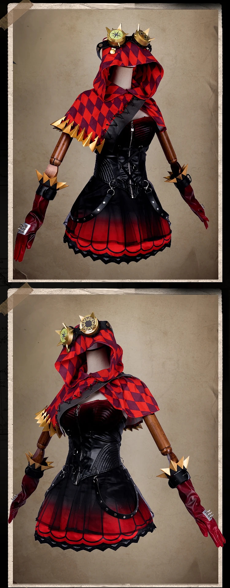 CosplayLove Game Identity V Cosplay Costume Machinist Tracy Reznik Cosplay Costume Little Red Riding Hood Custom Made (8)