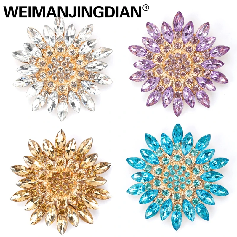 2016 Trendy Multicolored Crystal Daisy Flower Brooches Fashion Costume Jewelry in Assorted for Women Bride Wedding
2016 Trendy Multicolored Crystal Daisy Flower Brooches Fashion Costume Jewelry in Assorted for Women Bride Wedding