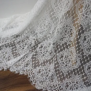 Off white and Black color lady dress making Lucy's Lace store all kinds of french lace Elegant lace design new arrival lace!
Off white and Black color lady dress making Lucy's Lace store all kinds of french lace Elegant lace design new arrival lace!