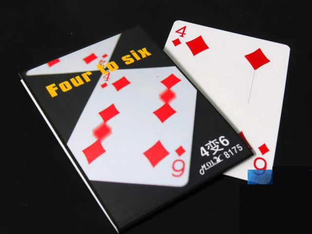 FOUR TO SIX , close up card magic trick, card magic,magic tricks,fire,props,dice,comedy,mental magic