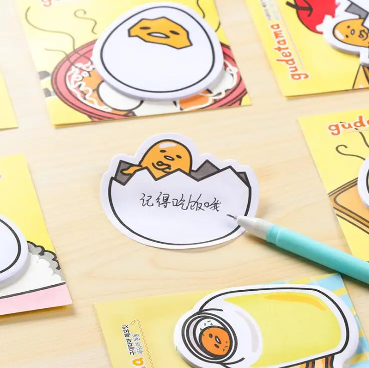 Cartoon New Arrival Gudetama Lazy Egg Mini Memo Pad Sticky Notes Escolar Papelaria School Supply Bookmark Post it Label
Cartoon New Arrival Gudetama Lazy Egg Mini Memo Pad Sticky Notes Escolar Papelaria School Supply Bookmark Post it Label