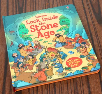 Britain English 3D Usborne Look inside Stone age picture book Education kids child reading with over 70 flaps to lift hard cover
Britain English 3D Usborne Look inside Stone age picture book Education kids child reading with over 70 flaps to lift hard cover