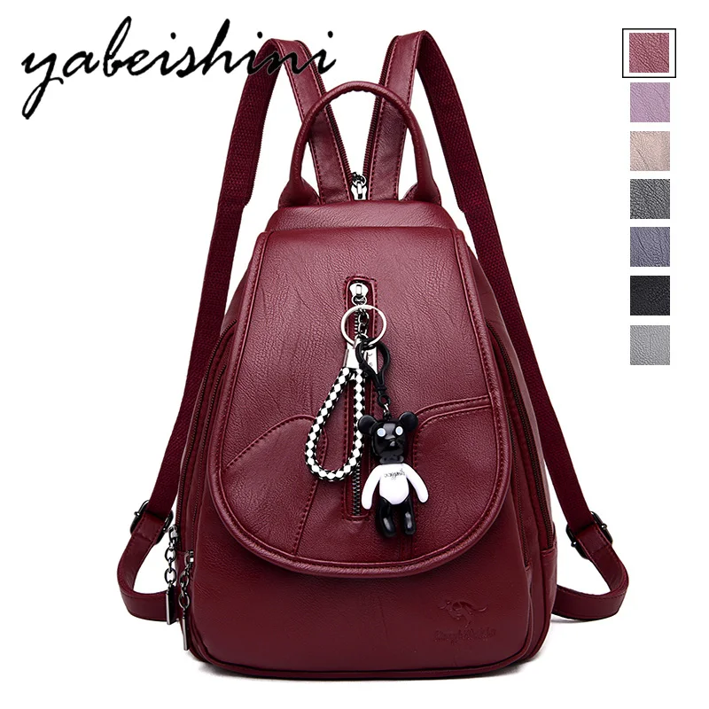 Casual Backpack Female Brand Leather Women's Backpack Designer Shoulder Bags for Women 2019 Travel Backbag Chest Bag Mochila
Casual Backpack Female Brand Leather Women's Backpack Designer Shoulder Bags for Women 2019 Travel Backbag Chest Bag Mochila