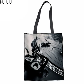 Top-handle Bag Women Canvas Shoulder Bag DJ Loudspeaker Print Tote Bolsa for Teenager Girls Campus Handbag Beach Tote Bag
Top-handle Bag Women Canvas Shoulder Bag DJ Loudspeaker Print Tote Bolsa for Teenager Girls Campus Handbag Beach Tote Bag