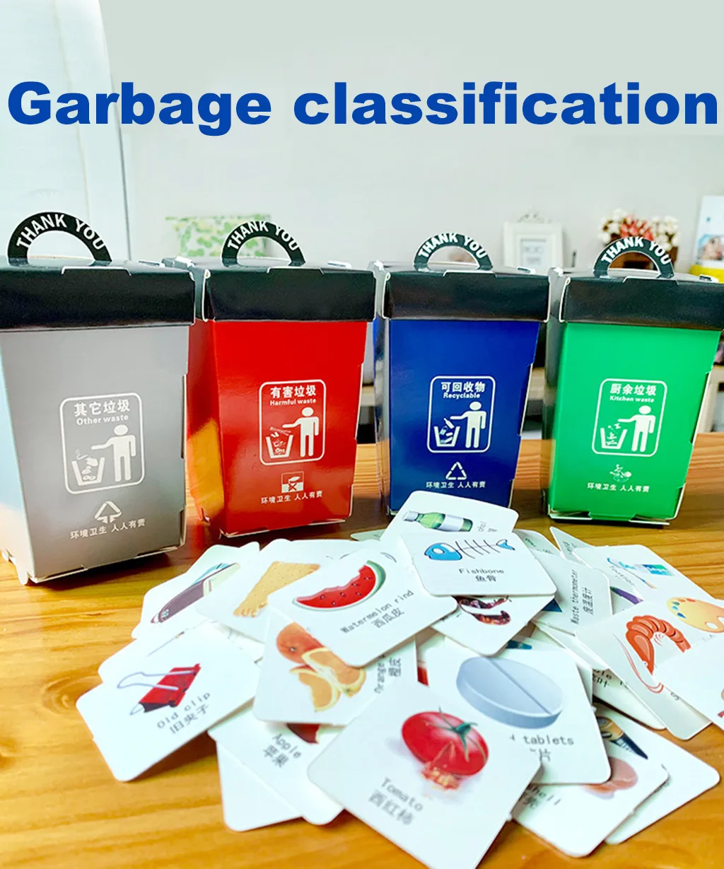 Trash Can Toy Kids Garbage Classification Learning Children Toys Card Game Board Game New Arrival Dropshipping
Trash Can Toy Kids Garbage Classification Learning Children Toys Card Game Board Game New Arrival Dropshipping
