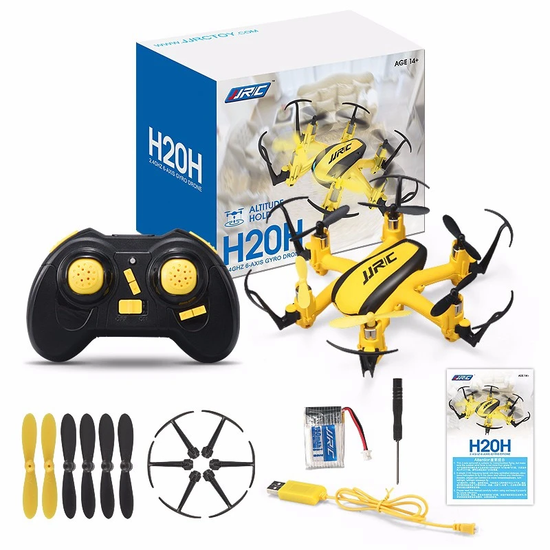 JJR/C JJRC H20H Mini 2.4G 4CH 6Axis Altitude Hold Headless Mode RC Drones Quadcopter Helicopter Toys Gift RTF VS H36 H8 Mini
JJR/C JJRC H20H Mini 2.4G 4CH 6Axis Altitude Hold Headless Mode RC Drones Quadcopter Helicopter Toys Gift RTF VS H36 H8 Mini