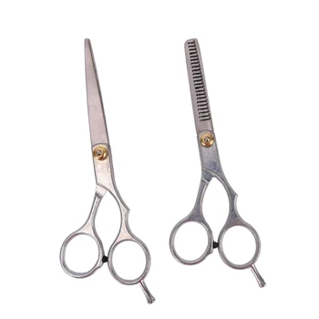 2Pcs/Set 6 Inches Barber Haircut Scissor Professional Cutting Thinning Hair Shear Salon Hair Dressing Scissors Hair Styling Tool
2Pcs/Set 6 Inches Barber Haircut Scissor Professional Cutting Thinning Hair Shear Salon Hair Dressing Scissors Hair Styling Tool