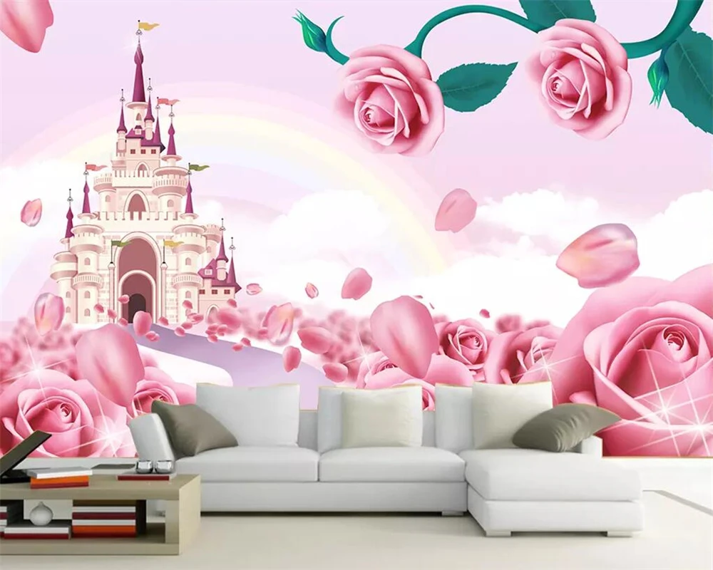 Beibehang Custom wallpaper children's room princess hut rose castle wall HD 3d mural home decor living room bedroom 3d wallpaper
Beibehang Custom wallpaper children's room princess hut rose castle wall HD 3d mural home decor living room bedroom 3d wallpaper