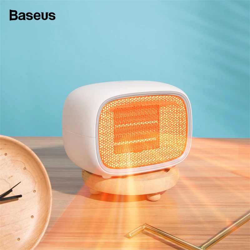 

Baseus 500W Electric Mini Fan Heater Desktop Household Handy Heater Heating Stove Radiator Warmer Machine For Winter Home Office