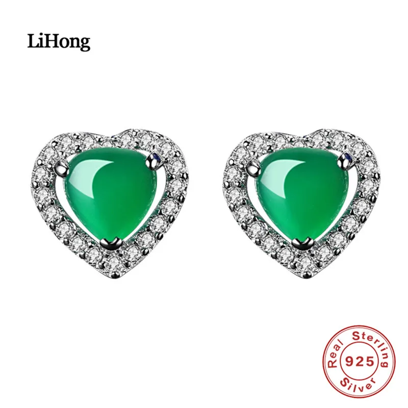 Real 100%925 Silver Earrings Heart Emerald Silver Earrings Women's Jewelry Boutique
Real 100%925 Silver Earrings Heart Emerald Silver Earrings Women's Jewelry Boutique