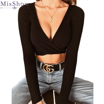 Sexy Autumn Knitted Sweater Deeep V Neck Sweater Female 2019 Women Sweaters And Pullovers Spring Long Sleeve Sweater Jumper
Sexy Autumn Knitted Sweater Deeep V Neck Sweater Female 2019 Women Sweaters And Pullovers Spring Long Sleeve Sweater Jumper