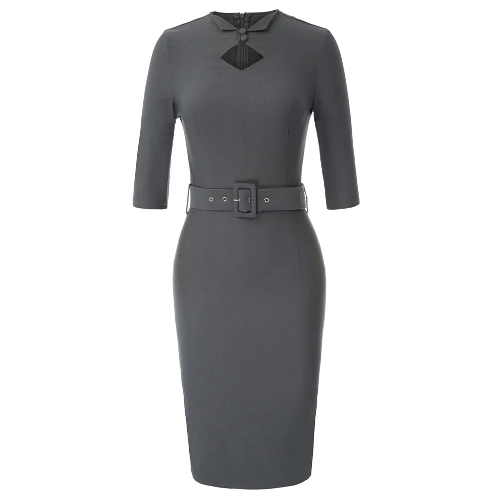 2018 Autumn Women Work Sexy Pencil Dress Vintage Retro 3/4 Sleeve Elegant Wear To Work Business Bodycon Office Party Dresses
2018 Autumn Women Work Sexy Pencil Dress Vintage Retro 3/4 Sleeve Elegant Wear To Work Business Bodycon Office Party Dresses