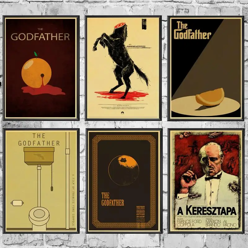The Godfather 1972 Marlon Brando Award class movie Good Quality Painting RetroPoster Kraft Paper For Home Decor
The Godfather 1972 Marlon Brando Award class movie Good Quality Painting RetroPoster Kraft Paper For Home Decor