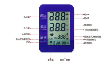 Digital accurate LCD display Voice Upper Arm Blood Pressure Pulse Monitor Health Care Tonometer Meter Sphygmomanometer
Digital accurate LCD display Voice Upper Arm Blood Pressure Pulse Monitor Health Care Tonometer Meter Sphygmomanometer