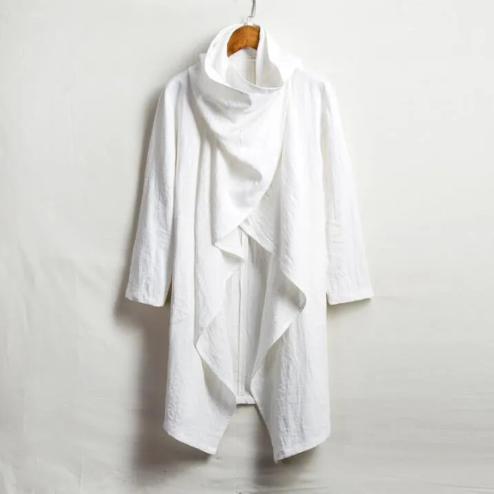 2019 New Buddhism linen tops male Chinese style irregular windbreaker jacket meditation Tai Chi Coat priest frock men clothes
2019 New Buddhism linen tops male Chinese style irregular windbreaker jacket meditation Tai Chi Coat priest frock men clothes