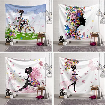 SBB Bedding Cartoon Butterf beautiful girl series tapestries Digital printed tapestry wall cloth tapestries Decorative tapestry
SBB Bedding Cartoon Butterf beautiful girl series tapestries Digital printed tapestry wall cloth tapestries Decorative tapestry