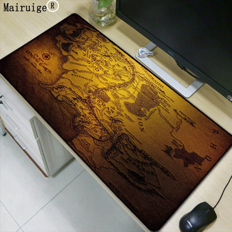 Mairuige Lord of The Rings Map Extra Large Mouse Pad Gaming Mousepad Anti-slip Natural Rubber Gaming Mouse Mat with Locking Edge
Mairuige Lord of The Rings Map Extra Large Mouse Pad Gaming Mousepad Anti-slip Natural Rubber Gaming Mouse Mat with Locking Edge