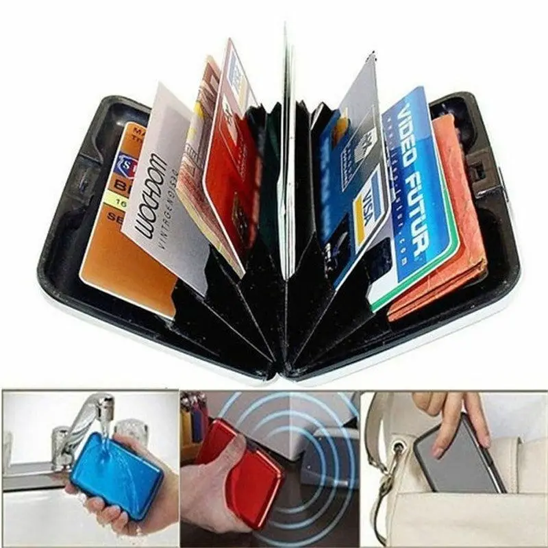 New Fashion Slim ID Credit Card Holder Pocket Case Purse Wallet RFID Non-scan Metal Men's Women Wallet Purse Card Cover
New Fashion Slim ID Credit Card Holder Pocket Case Purse Wallet RFID Non-scan Metal Men's Women Wallet Purse Card Cover