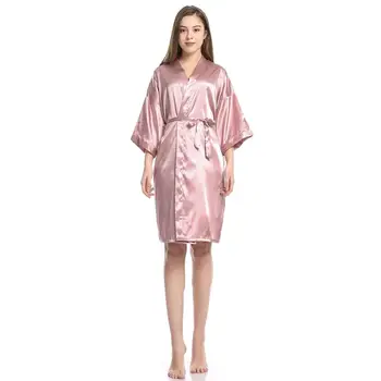 Pink Solid Dress Rayon Robe Women's Pajamas Sexy Bathrobe Dressing Gowns For Women Bride Bridesmaid Wedding Robes Sexy Sleepwear
Pink Solid Dress Rayon Robe Women's Pajamas Sexy Bathrobe Dressing Gowns For Women Bride Bridesmaid Wedding Robes Sexy Sleepwear