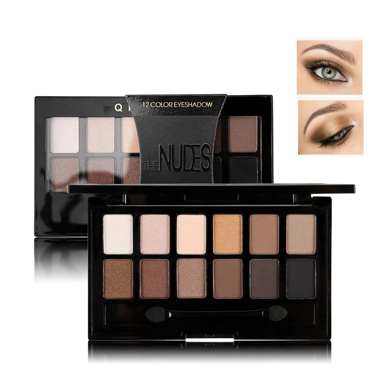 Ucanbe Brand Smoky Matte Shimmer Eyeshadow Makeup Palette 12 Earth Colors Eye Shadow Waterproof Cosmetics With Make Up Brushes
Ucanbe Brand Smoky Matte Shimmer Eyeshadow Makeup Palette 12 Earth Colors Eye Shadow Waterproof Cosmetics With Make Up Brushes