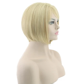Soowee Short High Temperature Fiber Synthetic Hair Heat Resistant Cosplay BOBO Wigs Blonde Hair for Women
Soowee Short High Temperature Fiber Synthetic Hair Heat Resistant Cosplay BOBO Wigs Blonde Hair for Women