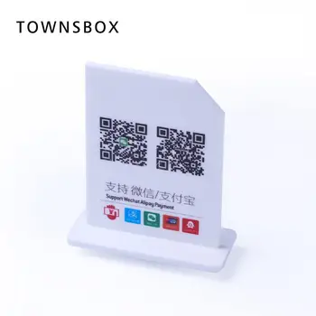 Acrylic Signage Stand Desk Sign Display Table Wechat QR Code Payment Scan Sweep Indicator Board Table Countertop Cashier Plate
Acrylic Signage Stand Desk Sign Display Table Wechat QR Code Payment Scan Sweep Indicator Board Table Countertop Cashier Plate