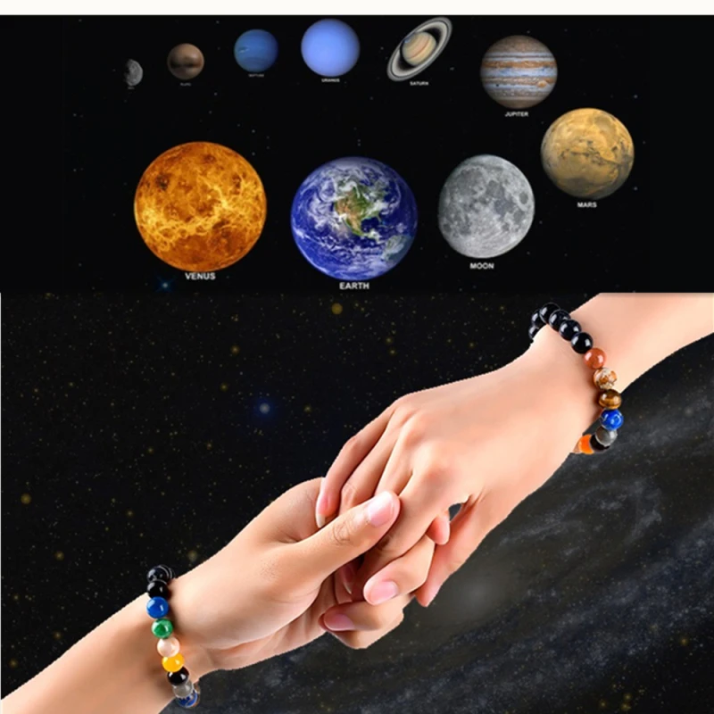 Jewelry Gift Solar system Sun And Moon With Universe Bangles & Bracelets Fashion Jewelry Galaxy Chain For Women Or Men
Jewelry Gift Solar system Sun And Moon With Universe Bangles & Bracelets Fashion Jewelry Galaxy Chain For Women Or Men