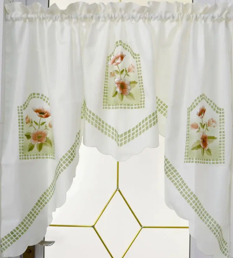 2018 Pastoral style European short curtain Polyester window curtains kitchen curtain
2018 Pastoral style European short curtain Polyester window curtains kitchen curtain