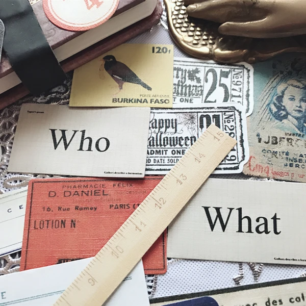 52Pcs/pack Vintage Bill Label Tag Paper Stickers DIY Scrapbooking Planner Card Making Journal Project
52Pcs/pack Vintage Bill Label Tag Paper Stickers DIY Scrapbooking Planner Card Making Journal Project