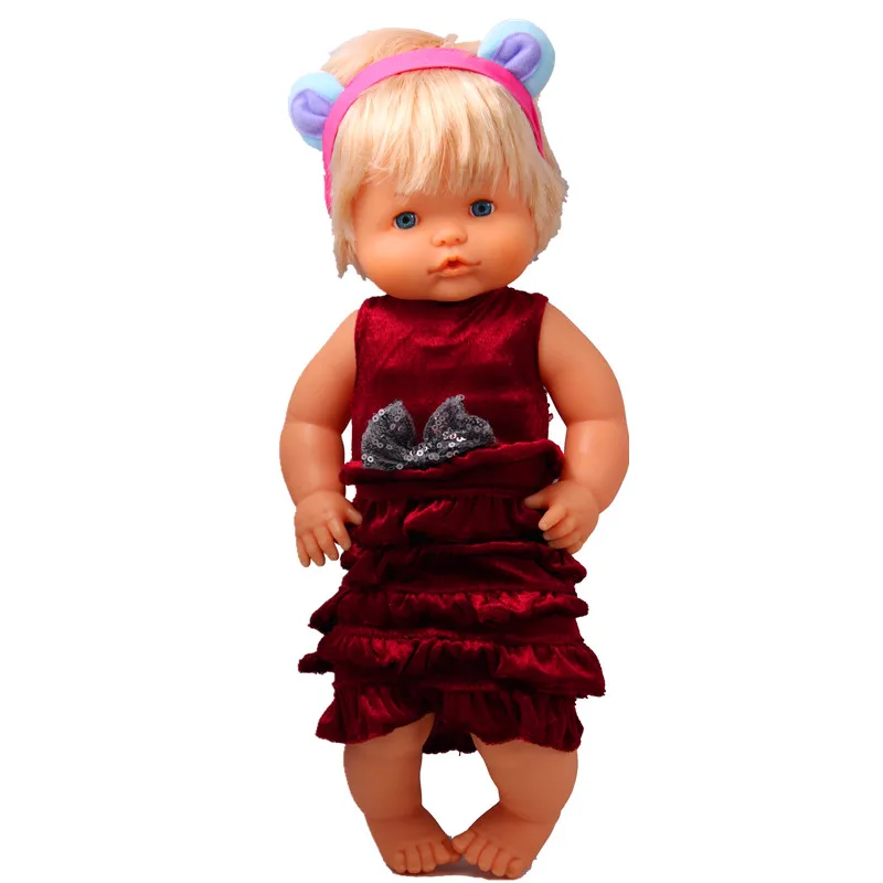 Doll Clothes Fit 41 cm Nenuco Doll Nenuco y su Hermanita Purple Tight Dress Pleated Skirt for 16inch Newborn Ropa Nenuco doll
Doll Clothes Fit 41 cm Nenuco Doll Nenuco y su Hermanita Purple Tight Dress Pleated Skirt for 16inch Newborn Ropa Nenuco doll