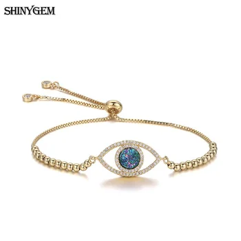ShinyGem Evil Eye Bracelets Gold Plating Hollow Amulet Druzy Bracelets Rainbow Natural Stone Bracelets For Women
ShinyGem Evil Eye Bracelets Gold Plating Hollow Amulet Druzy Bracelets Rainbow Natural Stone Bracelets For Women