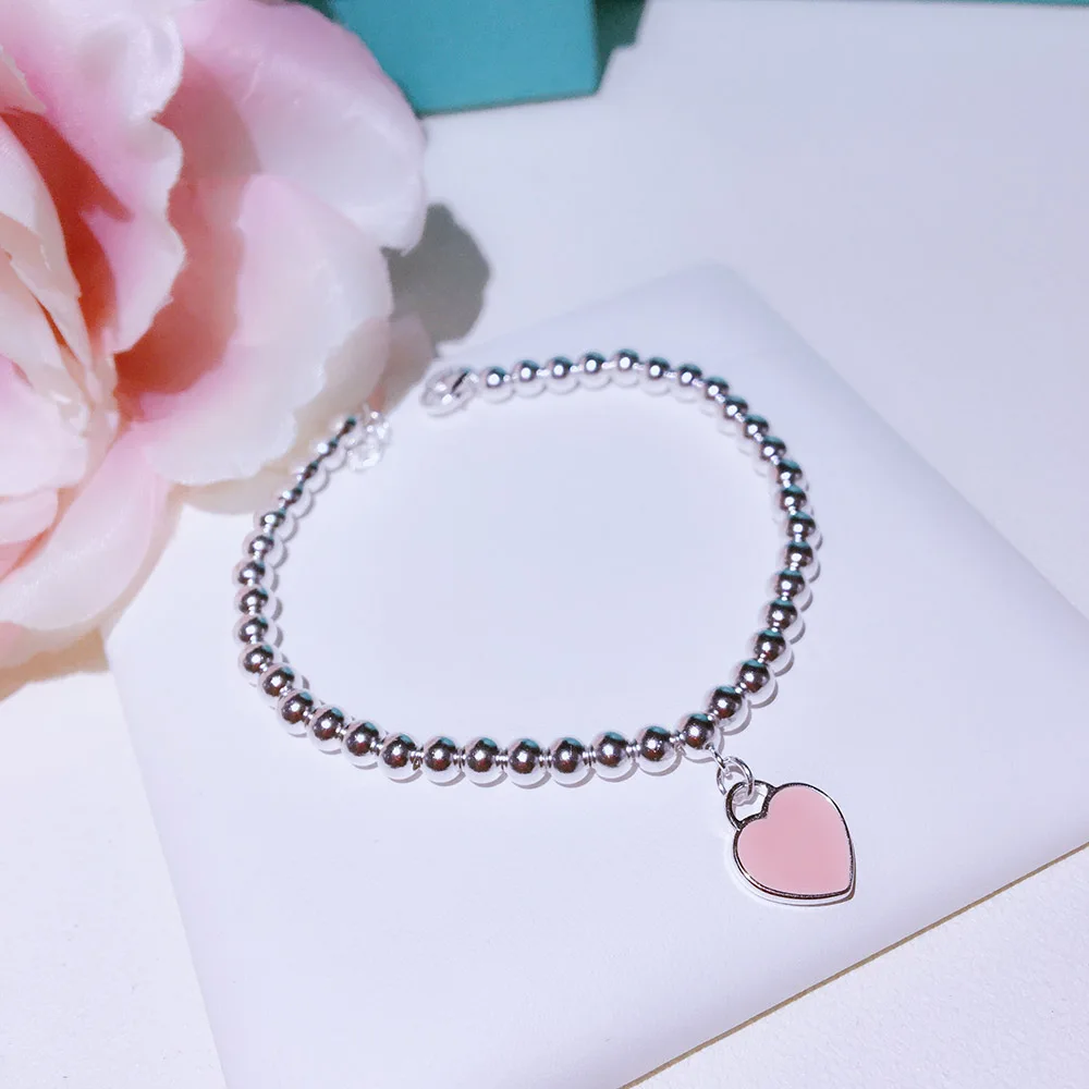 New Pure 925 Sterling Silver Fashion White Gold heart Bracelet For Women Party Daily Jewelry color personality Bracelet
New Pure 925 Sterling Silver Fashion White Gold heart Bracelet For Women Party Daily Jewelry color personality Bracelet