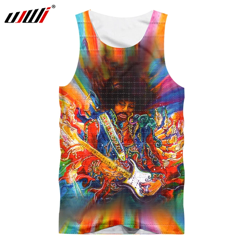 UJWI Tank Top Men Funny 3D Digital Guitar DJ Print Psychedelic Sleeveless Shirts Unisex Casual Tanktops Male O Neck Tees Shirts
UJWI Tank Top Men Funny 3D Digital Guitar DJ Print Psychedelic Sleeveless Shirts Unisex Casual Tanktops Male O Neck Tees Shirts