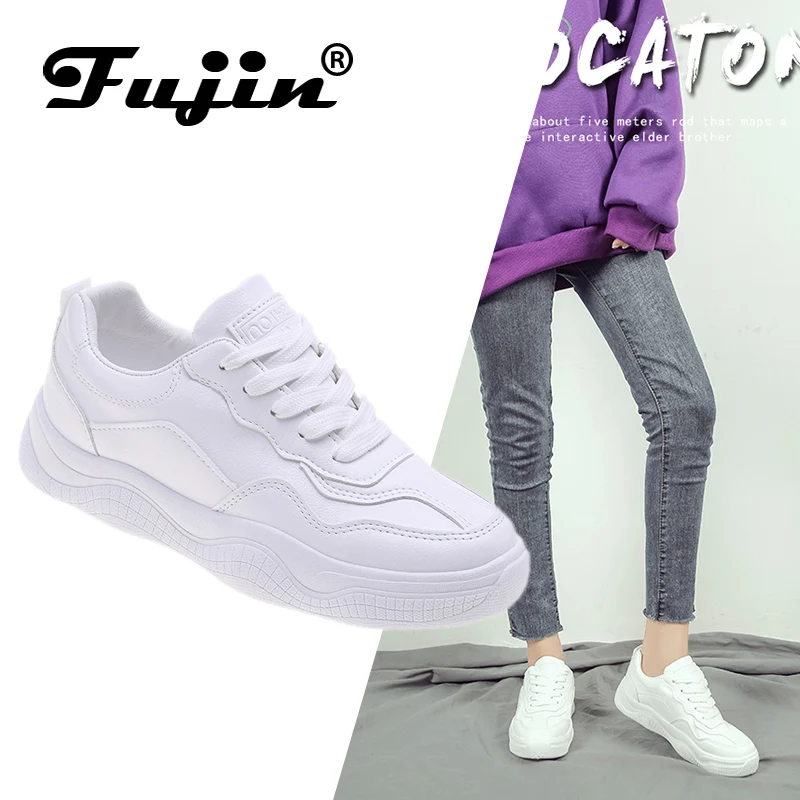 FUJIN Brand Women Casual Sneakers Women Flats Shoes Spring Autumn Lace Up PU Leather Female Shoes Comfortable for Women Shoes
FUJIN Brand Women Casual Sneakers Women Flats Shoes Spring Autumn Lace Up PU Leather Female Shoes Comfortable for Women Shoes