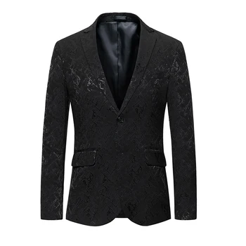 2019 New Men Black Suit Jacket Long Sleeve Business Wedding Mens Dress Suit Fashion Slim Design Men Blazer Coats
2019 New Men Black Suit Jacket Long Sleeve Business Wedding Mens Dress Suit Fashion Slim Design Men Blazer Coats