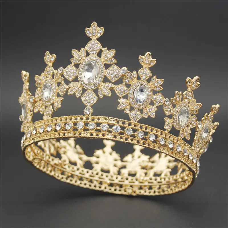 Fashion Gold Crystal Tiara Crown for Wedding Hair Accessories Queen King Diadem Hair Jewelry Wedding Tiaras and Crowns Bride
Fashion Gold Crystal Tiara Crown for Wedding Hair Accessories Queen King Diadem Hair Jewelry Wedding Tiaras and Crowns Bride