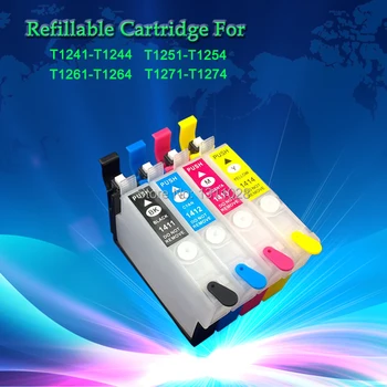 INK WAY T1251-T1254 Refillable ink cartridge for NX125 NX230 NX420 NX625 Workforce 320 323 325 520 with auto reset chip
INK WAY T1251-T1254 Refillable ink cartridge for NX125 NX230 NX420 NX625 Workforce 320 323 325 520 with auto reset chip