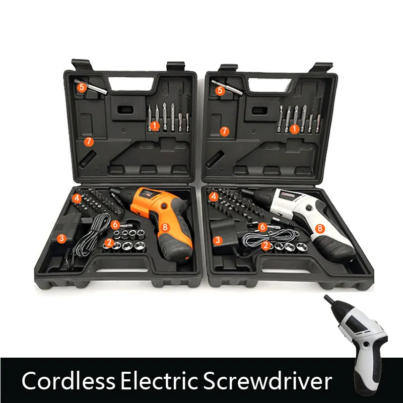 DALAIER Electric Screwdriver Cordless Drill Wireless Power Driver AC 220V 4.8V Lithium-lon Battery With 44 Torque Setting 102
DALAIER Electric Screwdriver Cordless Drill Wireless Power Driver AC 220V 4.8V Lithium-lon Battery With 44 Torque Setting 102