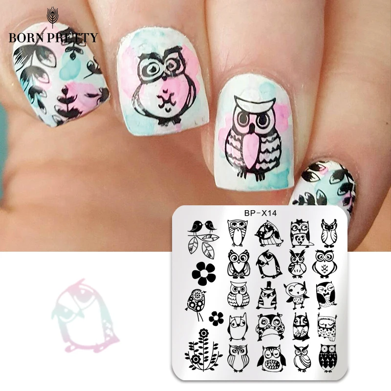 BORN PRETTY Animal Series Nail Art Stamp Stamping Plates Template Owl Design Flower Image Plate Stencil
BORN PRETTY Animal Series Nail Art Stamp Stamping Plates Template Owl Design Flower Image Plate Stencil