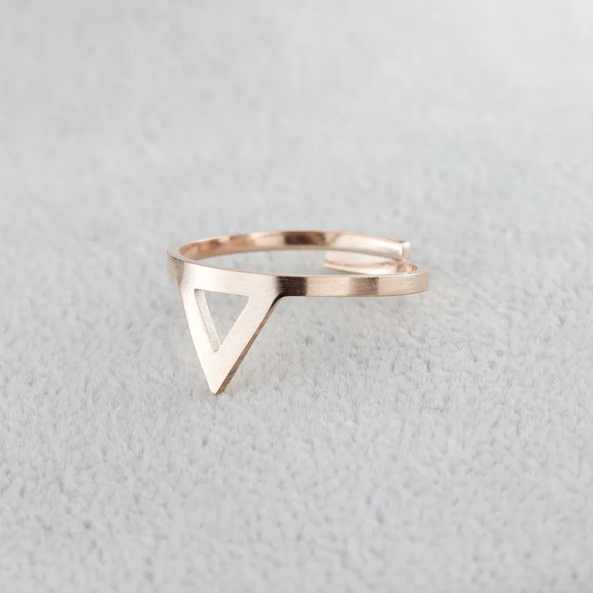 Minimalist Triangle Midi Rings brixini.com - Minimalist Triangle Midi Rings
