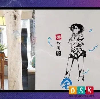 Toaru Kagaku no rail gun Misaka Mikoto Vinyl Wall Sticker Decal Decor Home Decoration Anime Car Sticker
Toaru Kagaku no rail gun Misaka Mikoto Vinyl Wall Sticker Decal Decor Home Decoration Anime Car Sticker