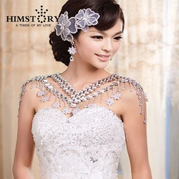HIMSTORY Luxury Vintage V-Shape Crystal Bridal Necklace Chain Waterdrop Tassel Shoulder Strap Wedding Accessories Jewelry
HIMSTORY Luxury Vintage V-Shape Crystal Bridal Necklace Chain Waterdrop Tassel Shoulder Strap Wedding Accessories Jewelry