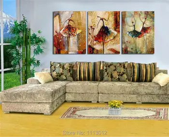 Modern Knife Sexy Ballet Dancer Oil Painting Wall Pictures For Living Room Home Decoration Abstract Art 3 Panel Set On Canvas
Modern Knife Sexy Ballet Dancer Oil Painting Wall Pictures For Living Room Home Decoration Abstract Art 3 Panel Set On Canvas