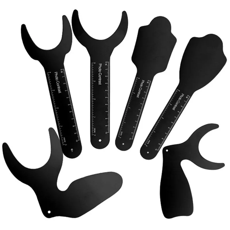 6PCS Dental Orthodontic Black Background Photo Image Contrast Board Oral Cheek Plate With Scale Mark Autoclavable Dentist Tools
6PCS Dental Orthodontic Black Background Photo Image Contrast Board Oral Cheek Plate With Scale Mark Autoclavable Dentist Tools