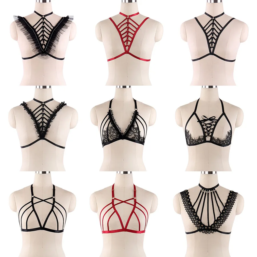 Sexy Black Body Harness Belt Women Sexy Crop Tops Bondage Harness Lingerie Harajuku Body Cage Bondage Bra Fetish Wear Harness
Sexy Black Body Harness Belt Women Sexy Crop Tops Bondage Harness Lingerie Harajuku Body Cage Bondage Bra Fetish Wear Harness