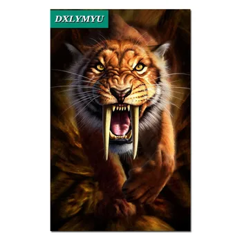 Diamond Embroidery New hot 3D Diamond Painting Cross Stitch Ferocious tiger Home Decor Full Square Rhinestones Diamond Mosaic
Diamond Embroidery New hot 3D Diamond Painting Cross Stitch Ferocious tiger Home Decor Full Square Rhinestones Diamond Mosaic