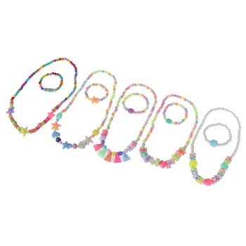 1Set Cute Candy Color Necklace Bracelet Jewelry Bead Petals Acrylic Children Christmas Gift Party Cosplay Accessories Kids Girls
1Set Cute Candy Color Necklace Bracelet Jewelry Bead Petals Acrylic Children Christmas Gift Party Cosplay Accessories Kids Girls